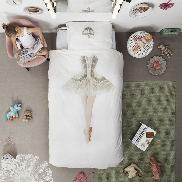 SNURK Ballerina Dekbedovertrek 140 x 220 cm
