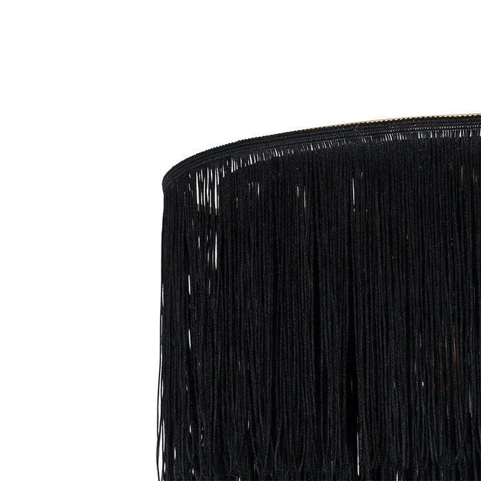 QAZQA Plafondlamp franxa - Zwart - Oosters - D 350mm