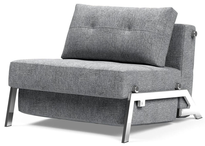 Innovation Cubed Slaapstoel Grijs | Chrome