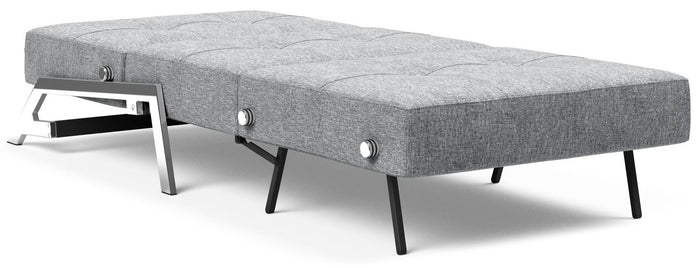 Innovation Cubed Slaapstoel Grijs | Chrome