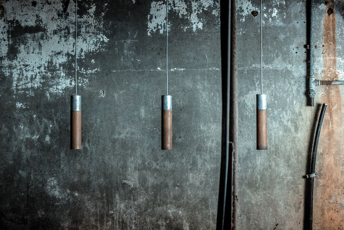 Graypants Roest Vertical 30 zinc hanglamp