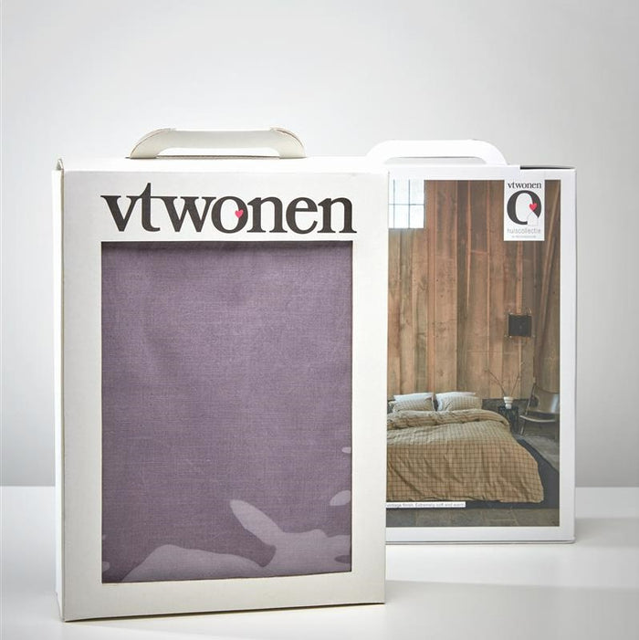 vtwonen Natural Stone Dekbedovertrek 240 x 200/220 cm - Fraying Yellow