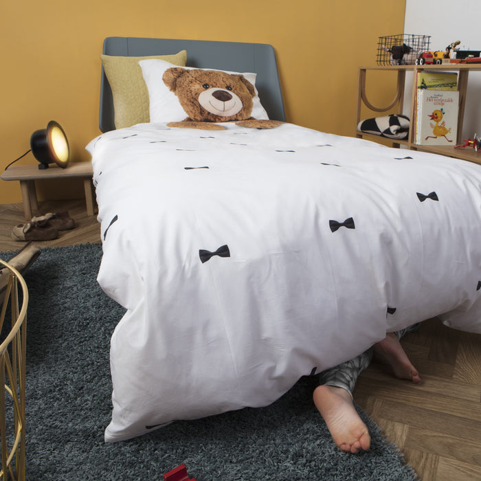 SNURK Teddy Dekbedovertrek 140 x 220 cm