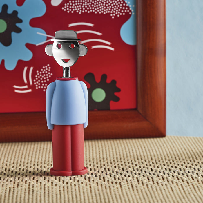 Alessandro M. light blue and red Kurkentrekker