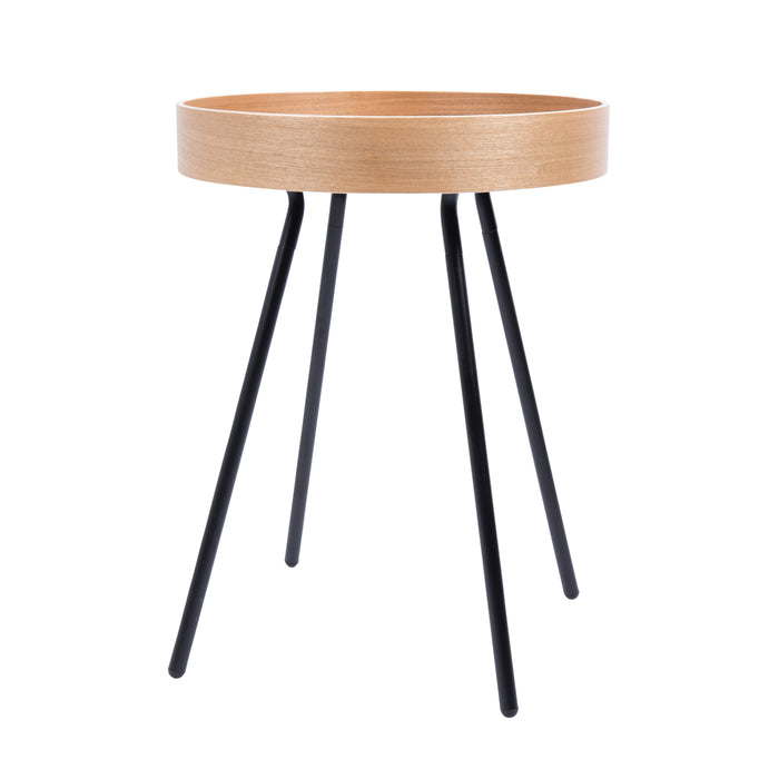Zuiver Oak Tray Bijzettafel Ø 46,5 cm