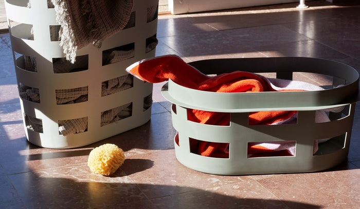 HAY Laundry Basket Wasmand L - Lichtgrijs