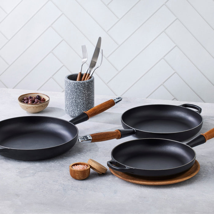 Le Creuset Signature Koekenpan Ø 24 cm - Mat Zwart