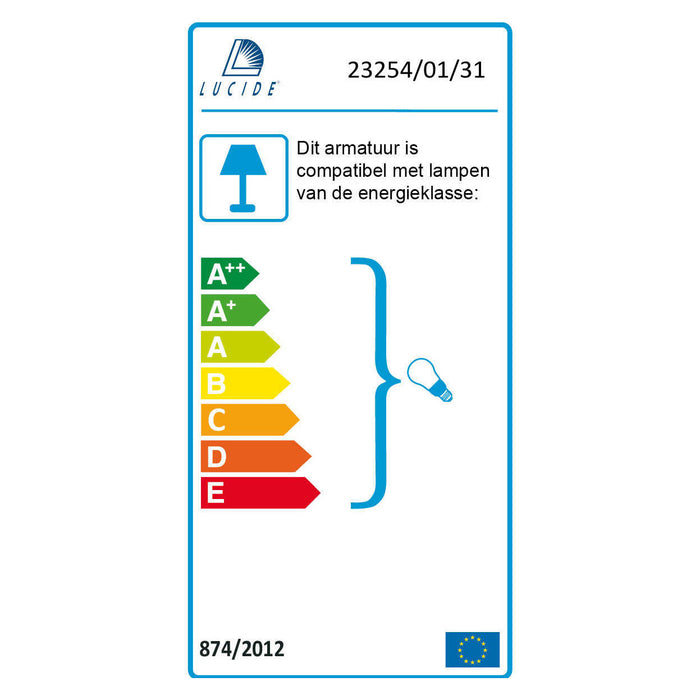 Lucide Xera Wandlamp Ovaal