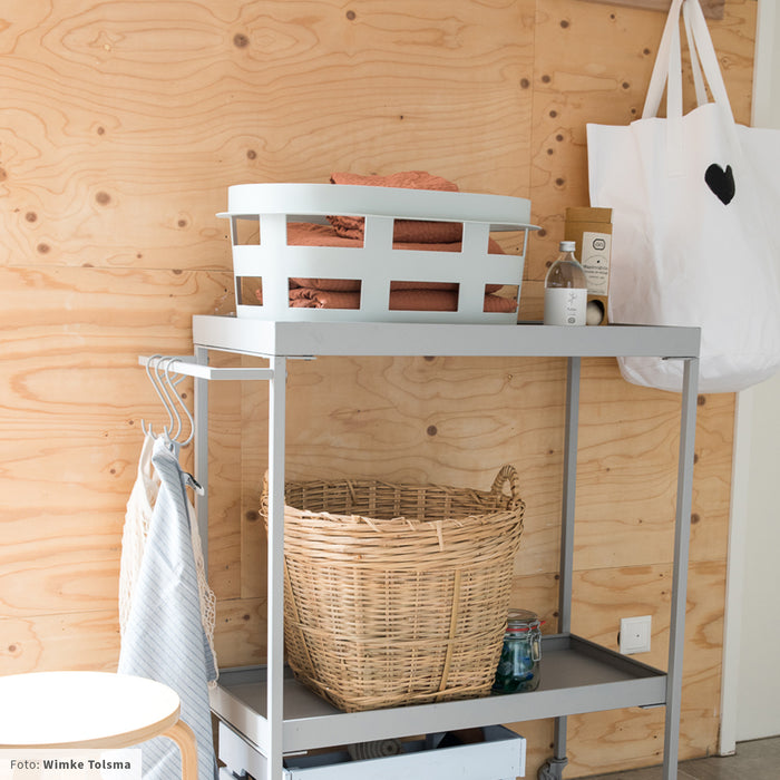 HAY Laundry Basket Wasmand S - Lichtgrijs