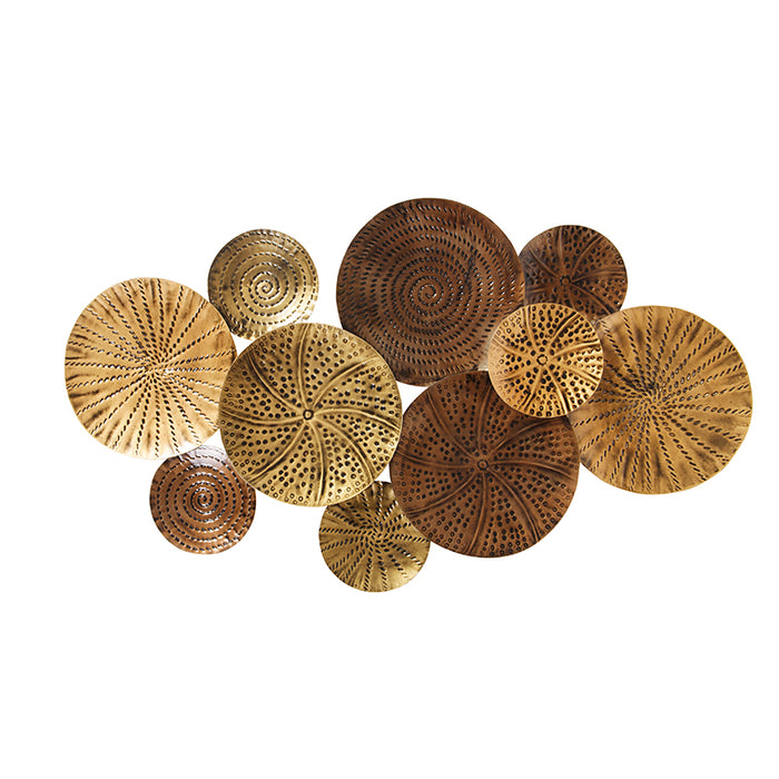 QAZQA Art deco wandlamp antiek goud 93 cm 2-lichts - Kelly