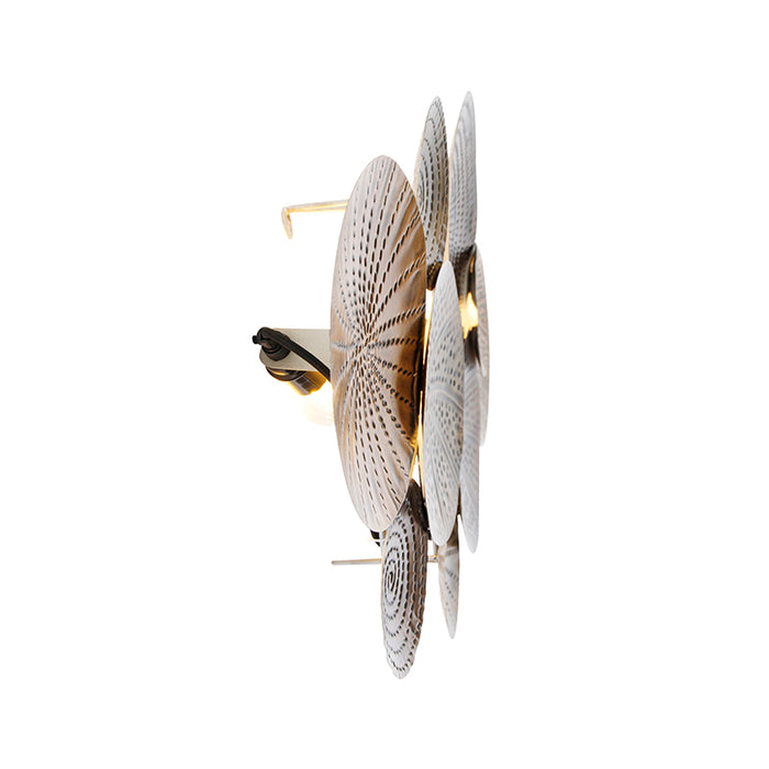 QAZQA Art deco wandlamp antiek goud 93 cm 2-lichts - Kelly