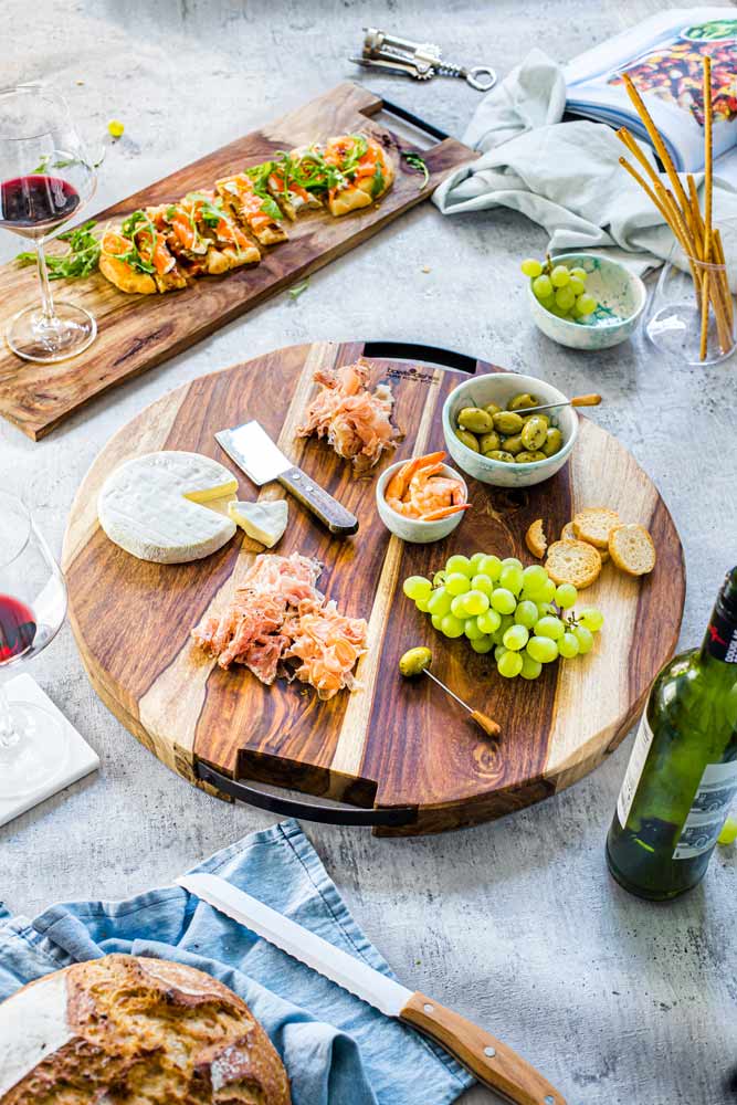 Bowls and Dishes Pure Rose Wood Serveerplank 49 x 20 cm