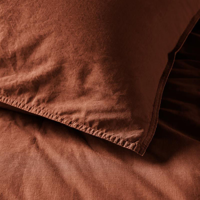 vtwonen Natural Stone Dekbedovertrek 240 x 200/220 cm - Terra