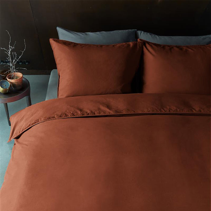 vtwonen Natural Stone Dekbedovertrek 240 x 200/220 cm - Terra