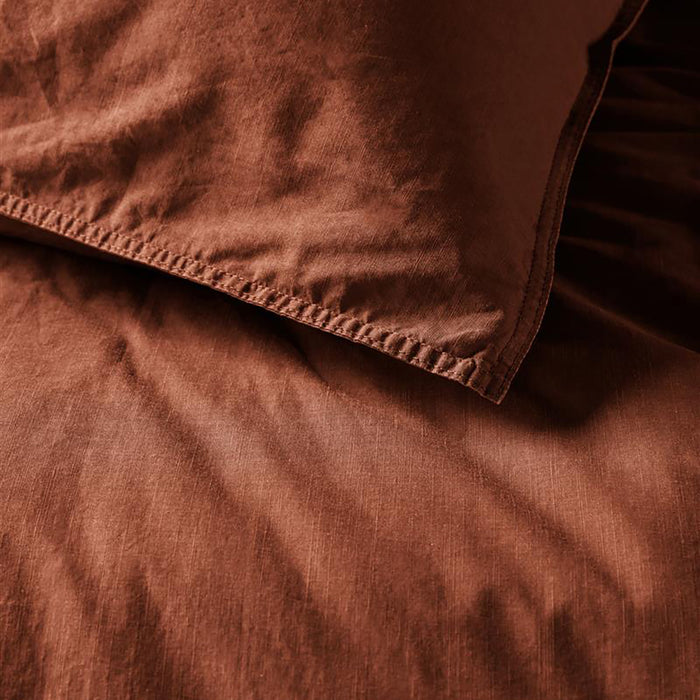 vtwonen Natural Stone Dekbedovertrek 240 x 200/220 cm - Terra