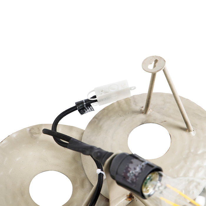 QAZQA Art deco oosterse wandlamp antiek goud 3-lichts - Balla