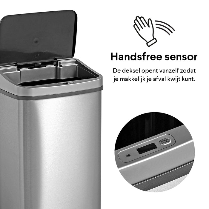 Homra LUX Sensor Afvalemmer 50 Liter
