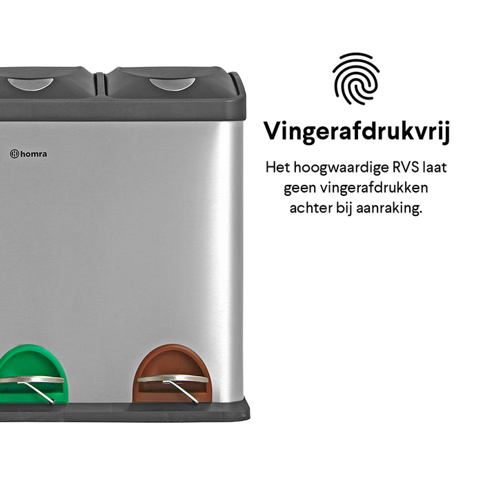 Homra Steps Three Pedaalemmer 45 Liter (3x15 Liter)