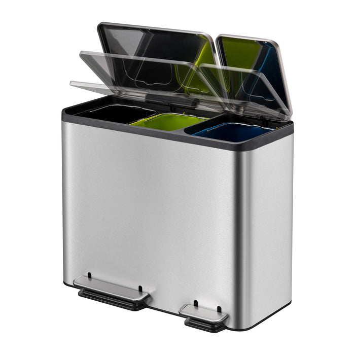 EKO EcoCasa Pedaalemmer 45 Liter (3x15L)