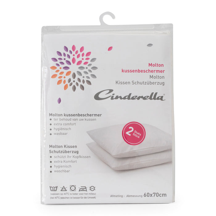 Cinderella Kussenmolton 60 x 70 cm - Set van 2