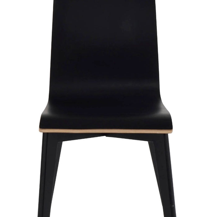 Rowico Gracy Stoel - Set Van 2 - Zwart HPL - Eiken Zwart