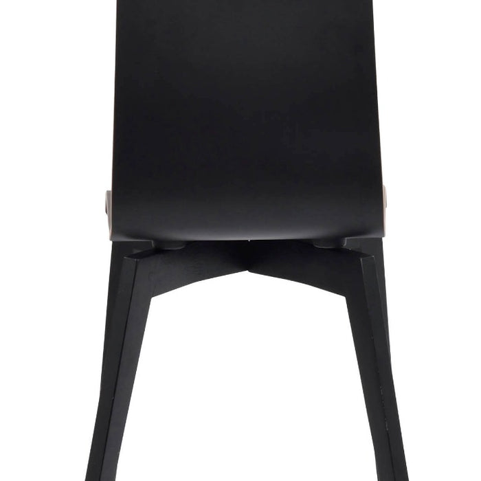 Rowico Gracy Stoel - Set Van 2 - Zwart HPL - Eiken Zwart