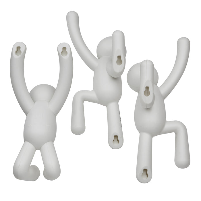 Umbra Buddy Kapstokhaken - Set van 3 - Wit