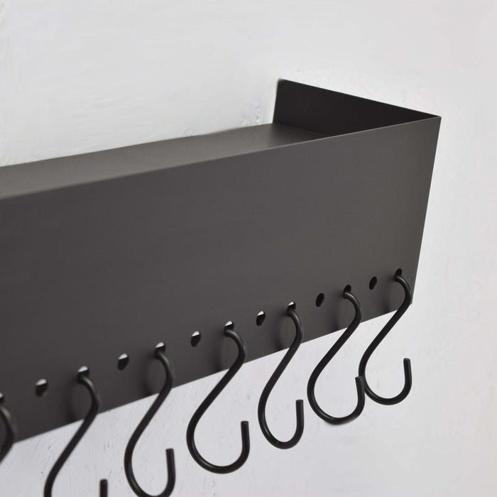 LOFT42 Hooky Kapstok – 11 S Haken - Metaal - Mat Zwart