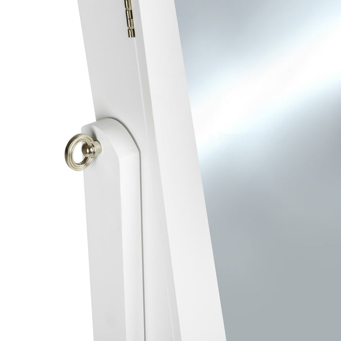 tectake® Sieradenkast met spiegel, rechtopstaand