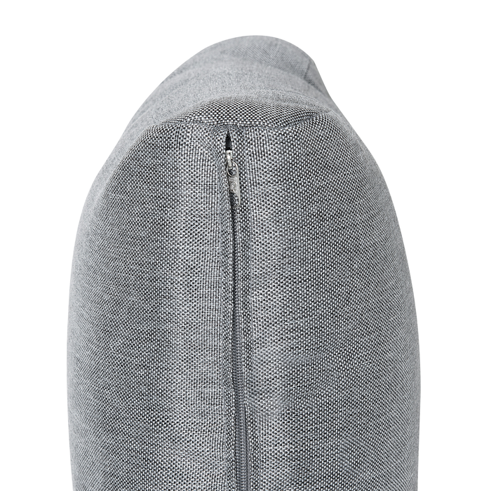 Beliani - MILANO - Kussenhoezen - Grijs - Polyester