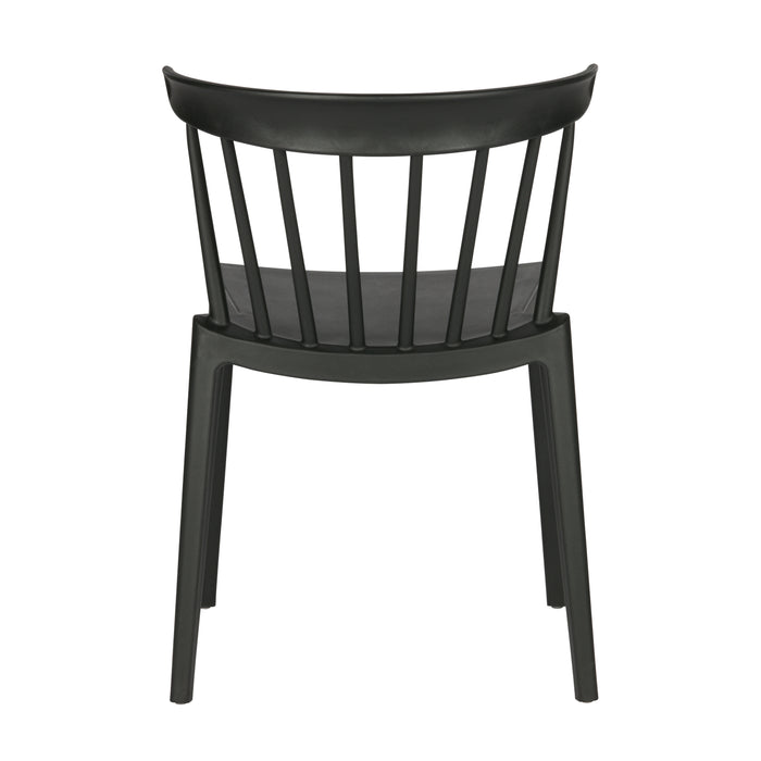 Woood Bliss Spijlenstoel - Zwart