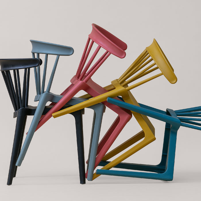 Woood Bliss Spijlenstoel - Zwart