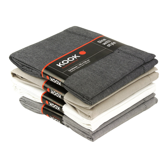 KOOK Chambray Tafelkleed 140 x 230 cm