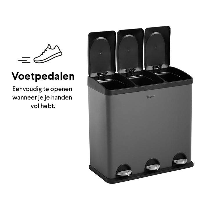 Homra Maxer-20 Pedaalemmer 60 Liter (3x20 Liter)