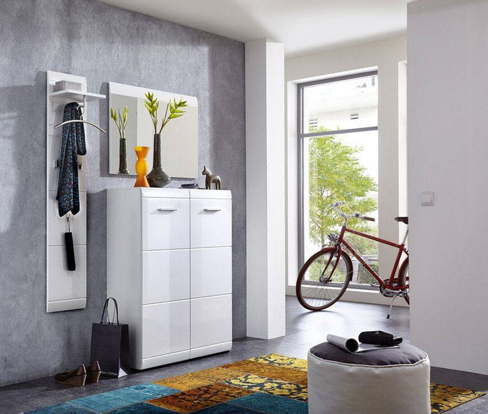 Germania Kapstok Paneel Adana - H152 X B30 X D23 Cm - Wit