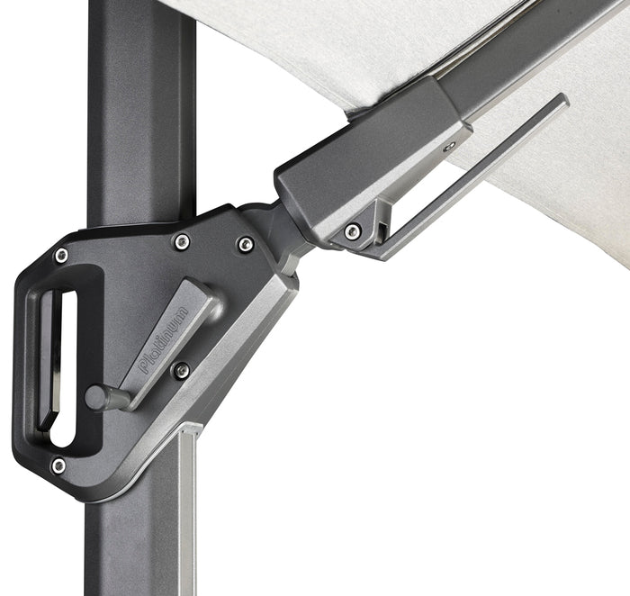 Platinum Voyager T² Zweefparasol - D 270 x B 270 x H 248 cm