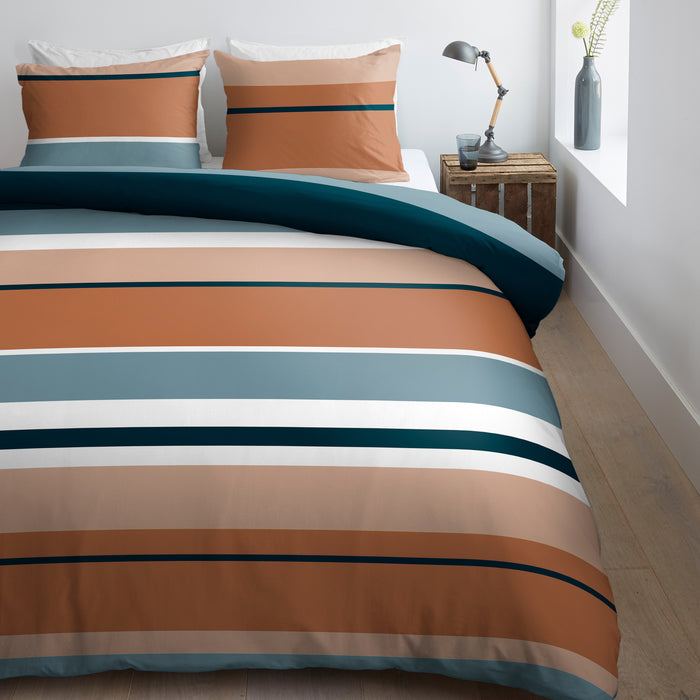 Ambiante Andy Dekbedovertrek 200 x 200/220 cm - Blauw