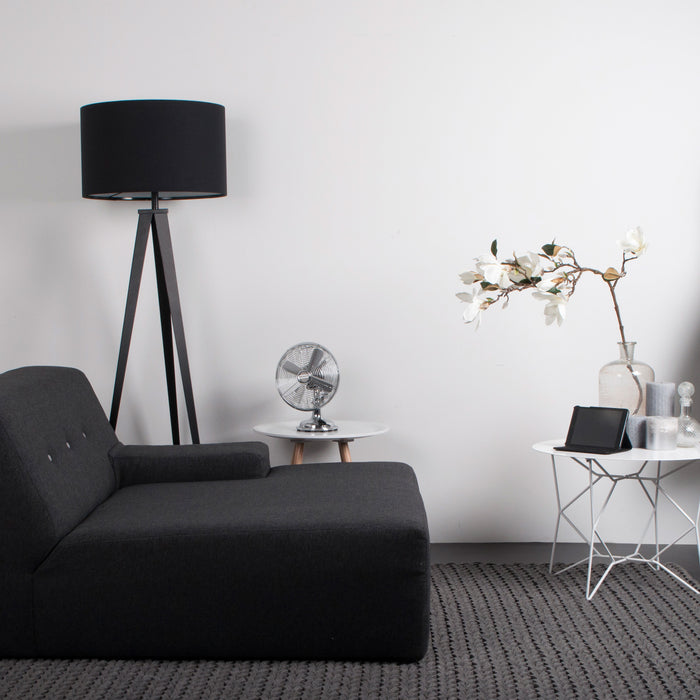 Zuiver Tripod Vloerlamp - Zwart / Grijs