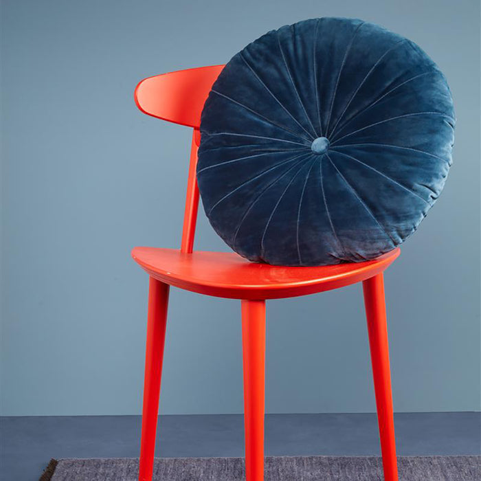 KAAT Amsterdam Mandarin Sierkussen Ø 40 cm - Blauw