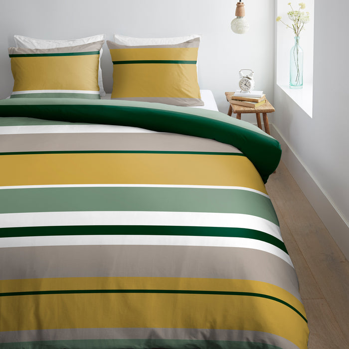 Ambiante Andy Dekbedovertrek 140 x 200/220 cm - Groen