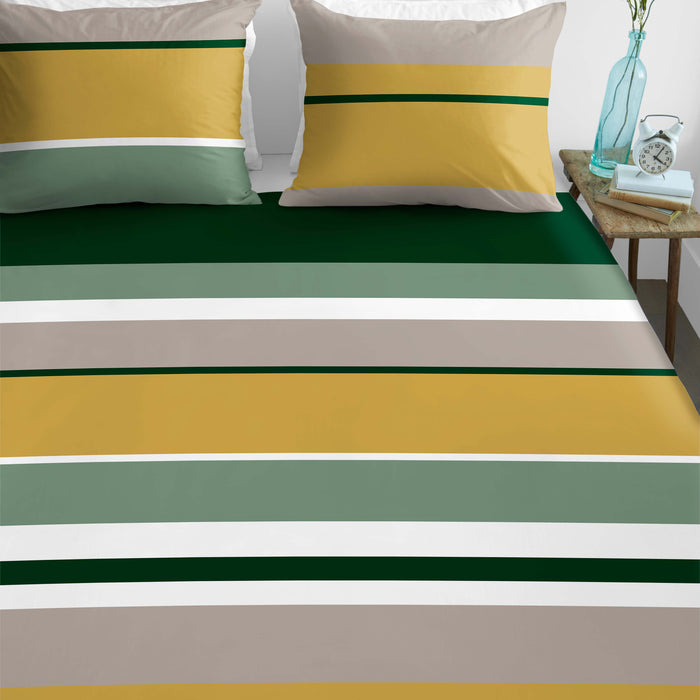 Ambiante Andy Dekbedovertrek 140 x 200/220 cm - Groen