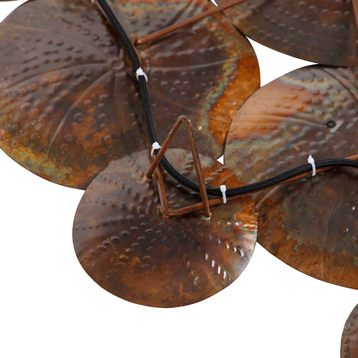 QAZQA Art deco oosterse wandlamp roestbruin 2-lichts - Mary