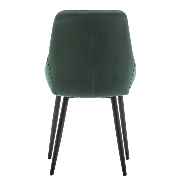 Furnihaus Eetkamerstoel Oscar - Velvet Groen - Set van 4