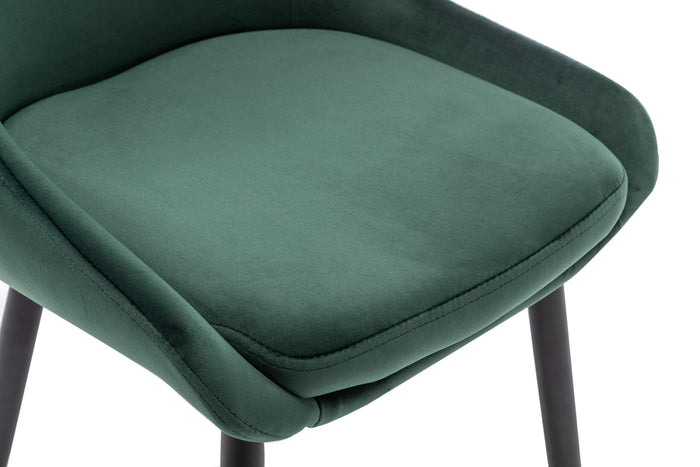 Furnihaus Eetkamerstoel Oscar - Velvet Groen - Set van 4