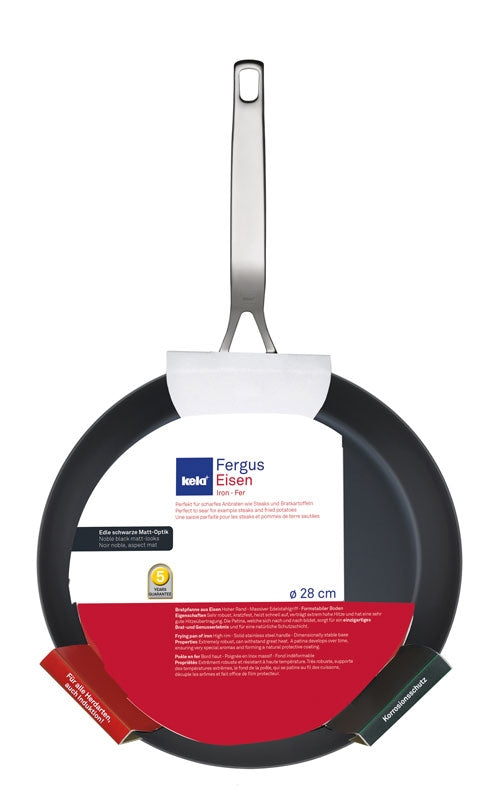 Koekenpan Zwart, 28 cm - Kela | Fergus