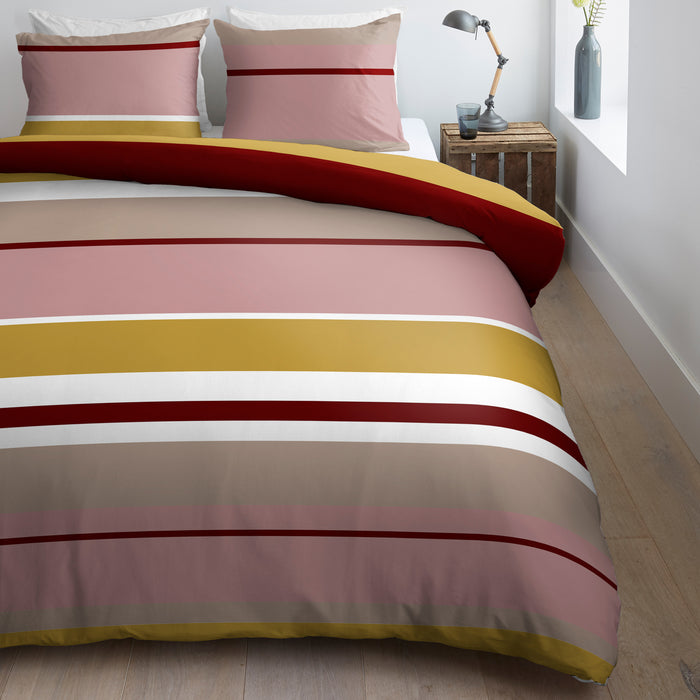 Ambiante Andy Dekbedovertrek 140 x 200/220 cm - Rood