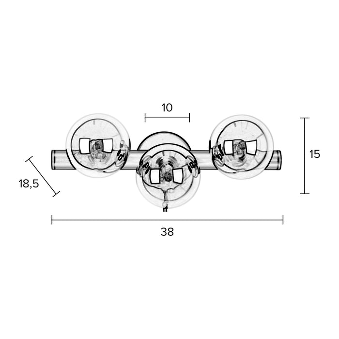 by fonQ basic Nora Wandlamp