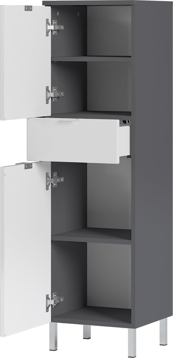 Germania Mauresa Badkamerkast Large Wit | Grijs