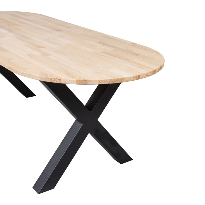 Woood Tablo Eettafel 220 x 90 cm - Bruin