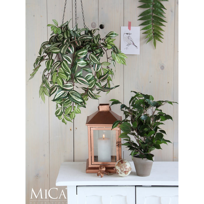Mica Decorations Ficus Exotica Kunstplant in Bloempot 60 cm